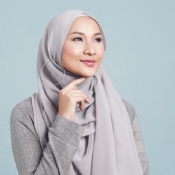 gaya modern hijab