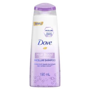 dove micellar shampoo hair boost 190ml