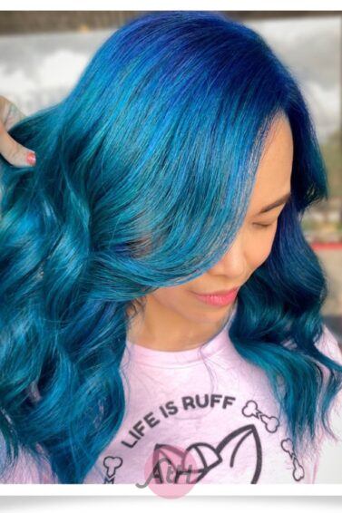 kompilasi warna rambut biru untuk pria dan wanita
