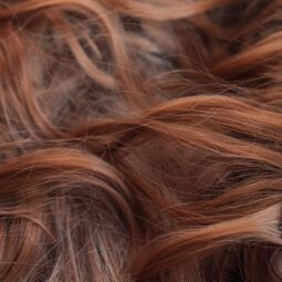 hair clip extensions berwarna cokelat dan pirang