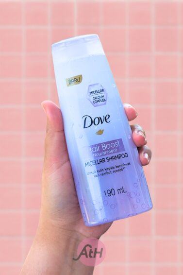 review dove micellar shampoo
