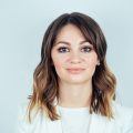 woman with ombre hairstyle
