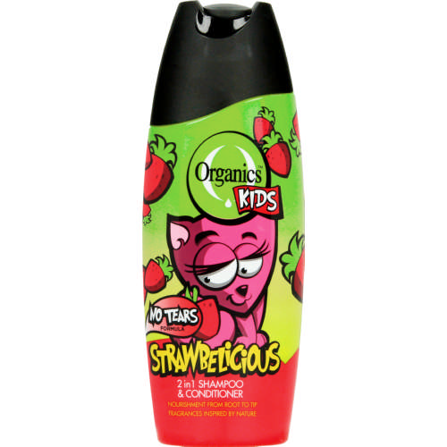 Organics Kids Strawbelicious 2-In-1 Shampoo & Conditioner.