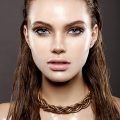 woman with wet hair wet-look club hairstyle
