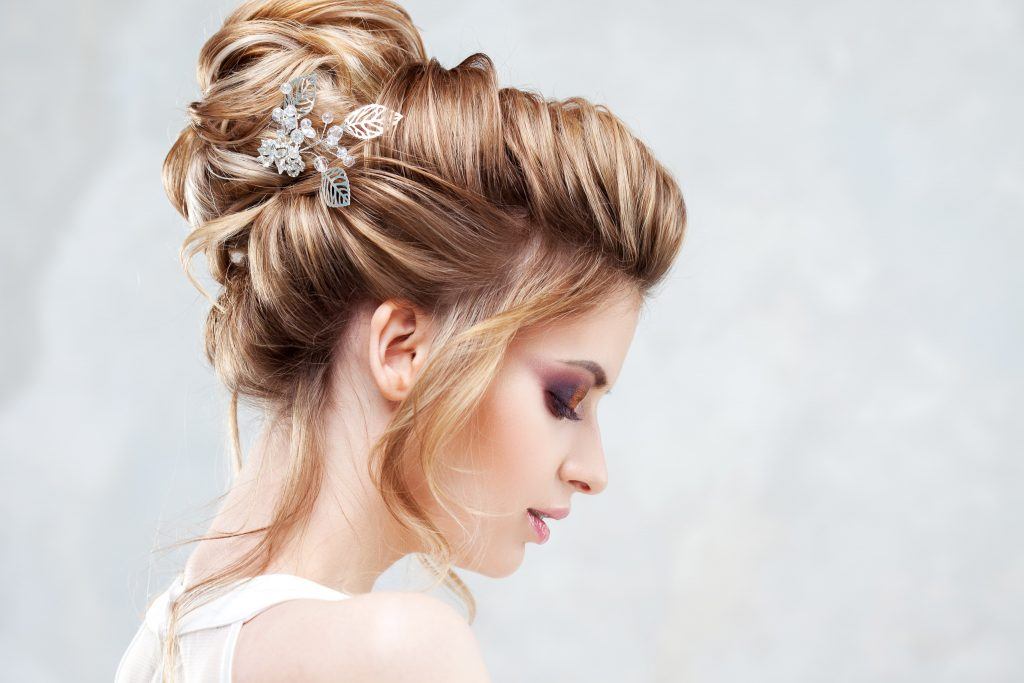 Vintage up do for long hair professional hairstyles