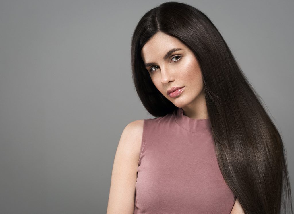 Straight hair professional hairstyles