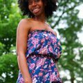 curly hairstyle: woman with big curly hair and a curly fringe