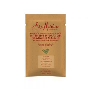 Shea Moisture Manuka Honey & Mafura Oil Intensive Hydration Treatment Mask front of pack