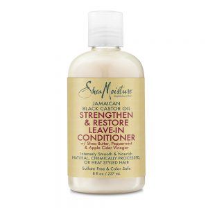 Shea Moisture Jamaican Black Castor Oil Strengthen & Restore Leave-in Conditioner front of pack