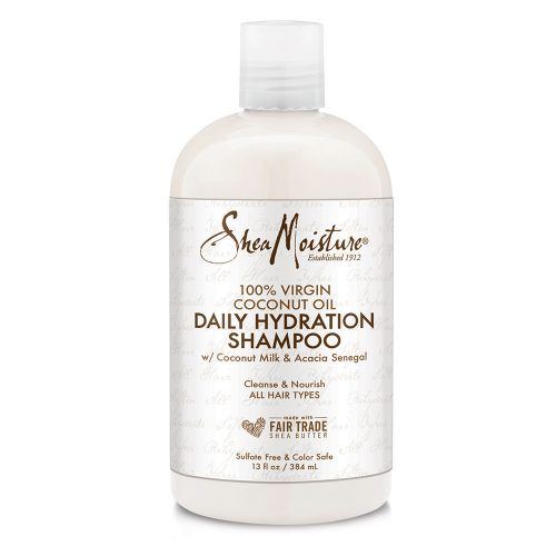 Shea Moisture Virgin Coconut Oil Daily Hydration Shampoo front of pack