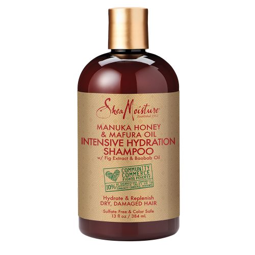 Shea Moisture Manuka Honey & Mafura Oil Intensive Hydration Shampoo front of pack