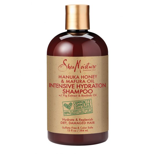 Shea Moisture Manuka Honey & Mafura Oil Intensive Hydration Shampoo front of pack
