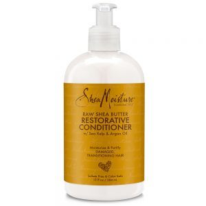 Shea Moisture Raw Shea Butter Restorative Conditioner front of pack