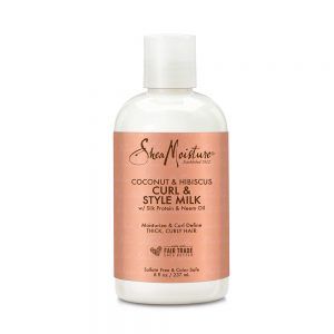 Shea Moisture Coconut & Hibiscus Curl & Style Milk front of pack