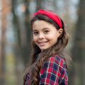 Girl with red headband