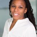 locs hairstyle: woman with long dark locs