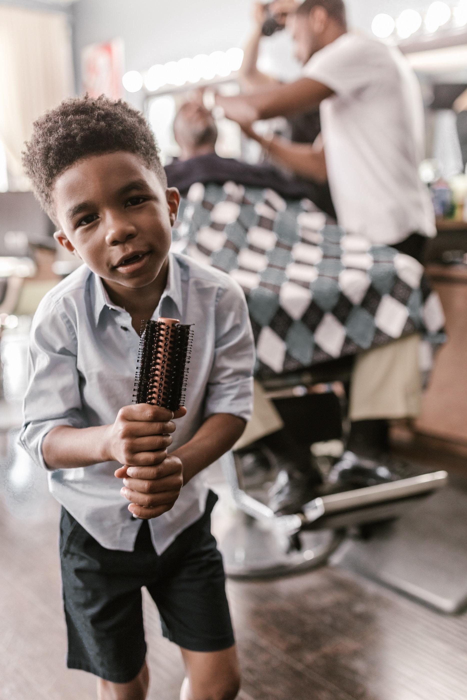 School holidays: Crew cut hairstyle