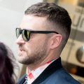Justin Timberlake con un corte militar