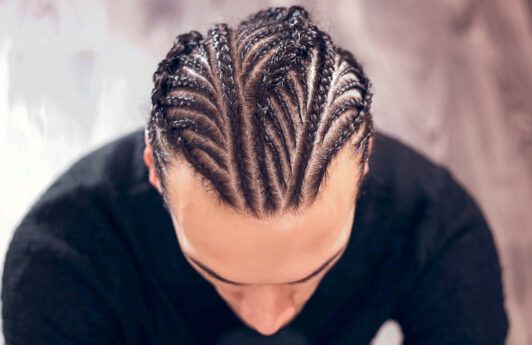 Trenzas para hombre de cabello negro tipo africanas