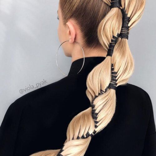 belleza Este es el peinado con doble trenza para melena midi o XL que  triunfa en Instagram  Mujer Hoy