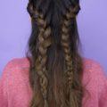 modelo de tranças para cabelos longos dupla