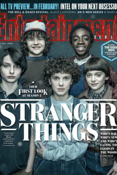 Capa da revista Entertainment Weekly com o novo cabelo da Eleven