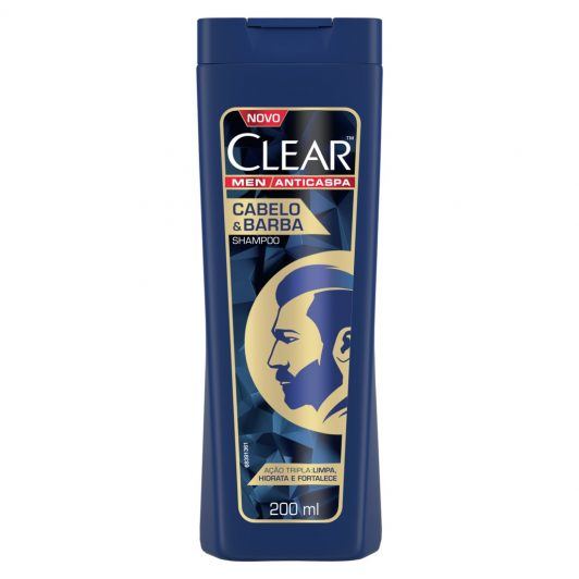 Shampoo Clear Men Anticaspa Cabelo e Barba