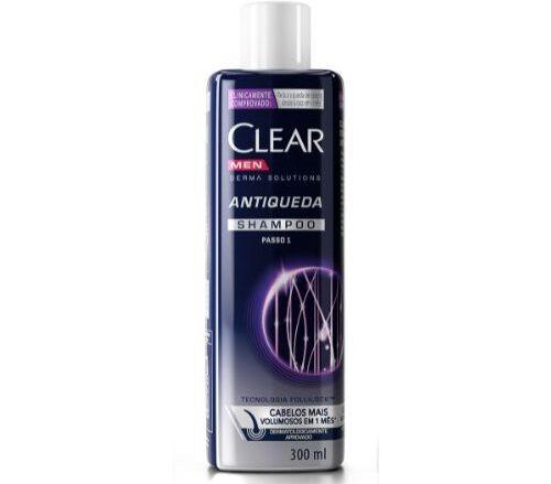 embalagem do shampoo clear men derma solutions antiqueda