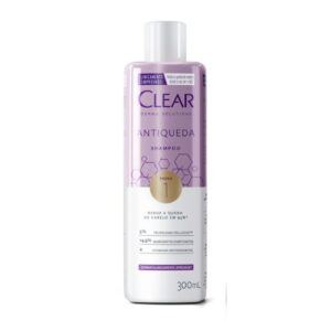 embalagem do shampoo clear derma solutions antiqueda