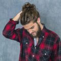 curly hairstyles for men man pony