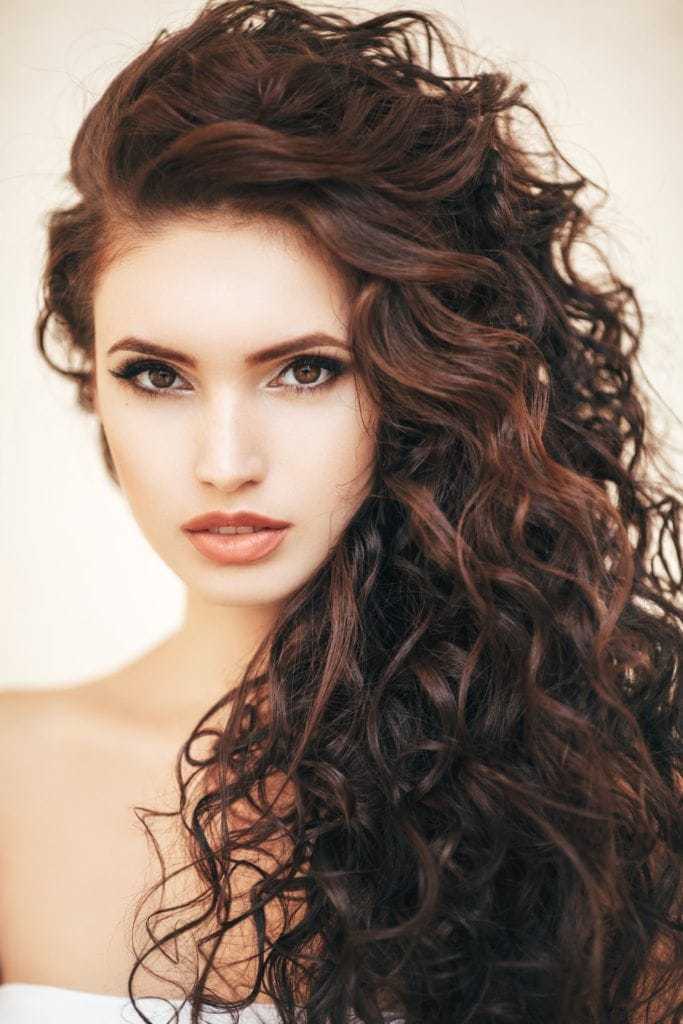 choppy long hairstyles: curls