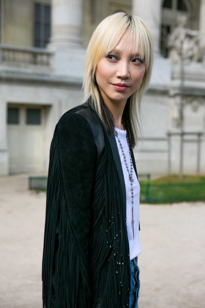 choppy long hairstyles: shag
