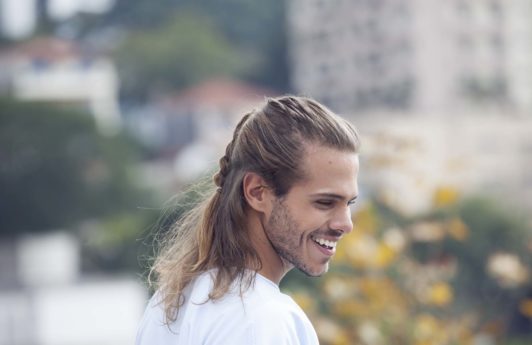 hairstyles for guys with long hair braided hairstyle