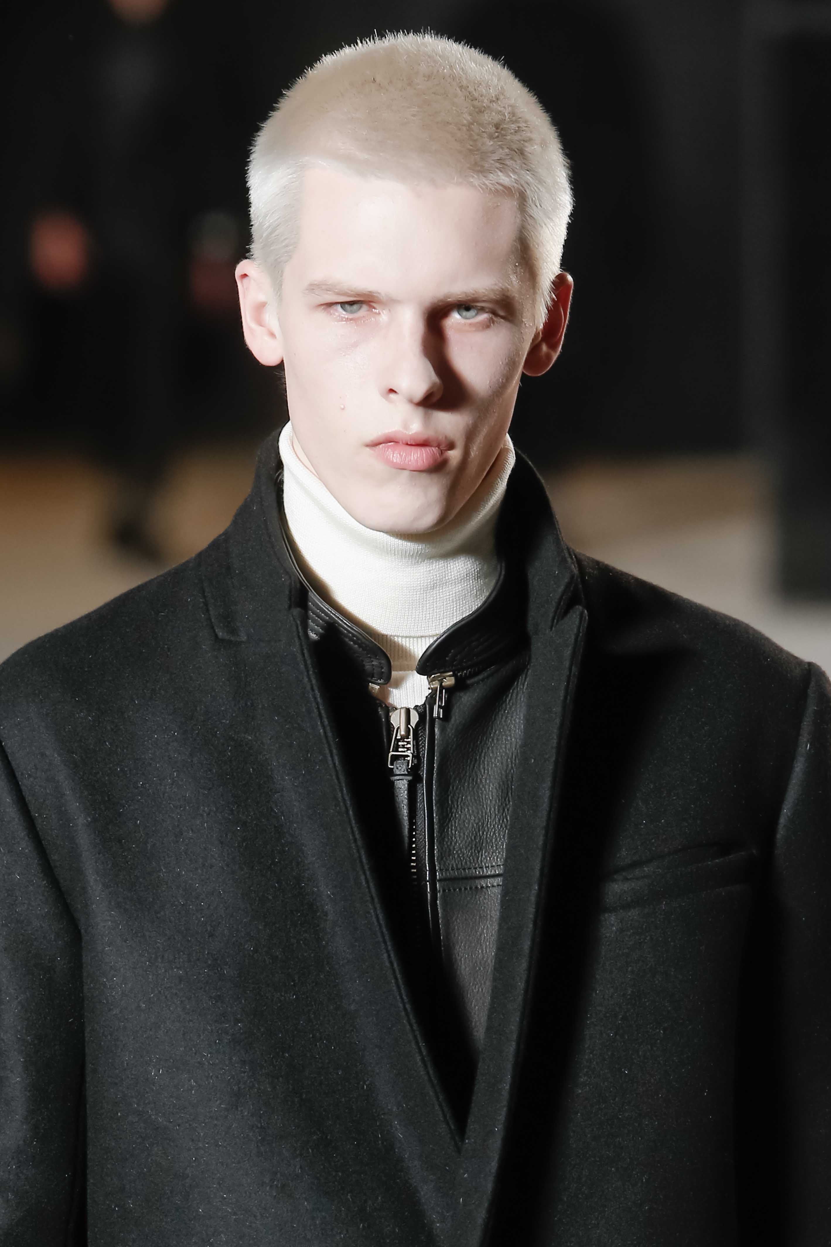 military haircut blonde hair