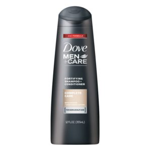 dove men care 2in1 complete care shampoo front view