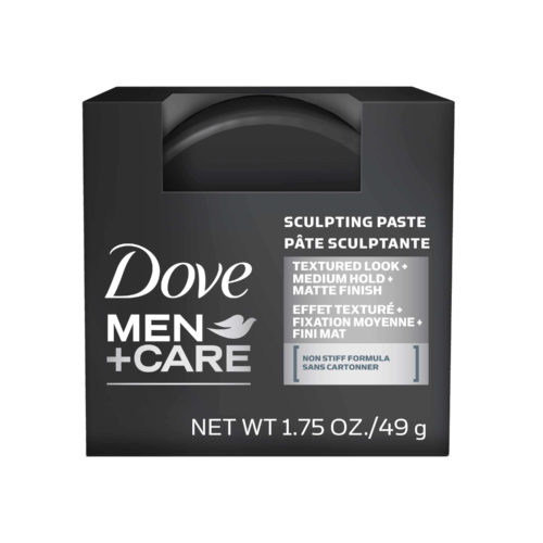 dove men care sculpting paste front view