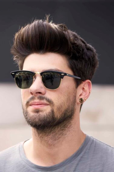 man with pompadour hairstyle