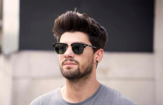 man with pompadour hairstyle