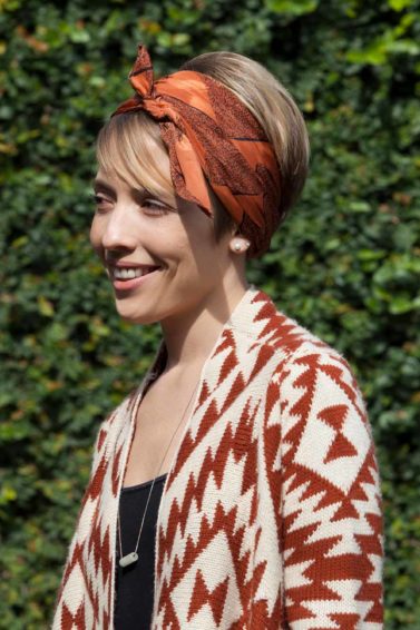 head scarf looks for indian summer