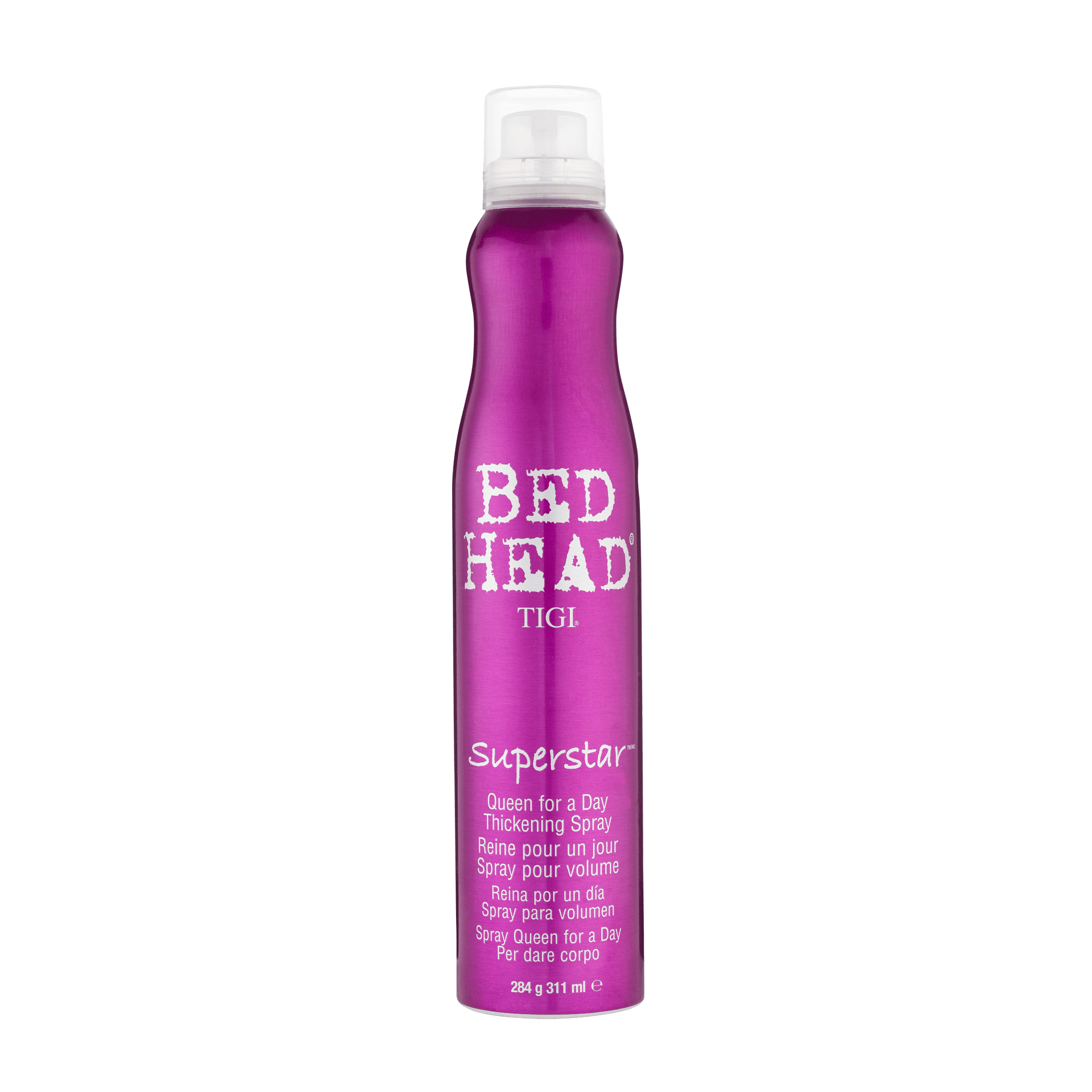 bed head superstar thickening hair spray front view
