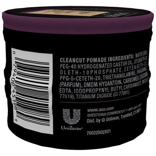 axe classic pomade clean cut look rear view