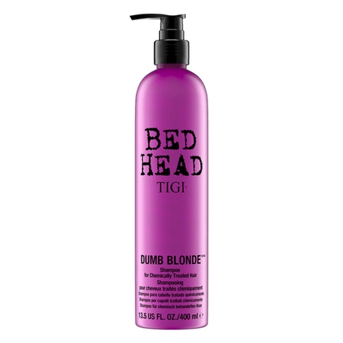 bed head dumb blonde shampoo front view