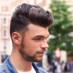 best short hairstyles for men with thick hair modern pomp
