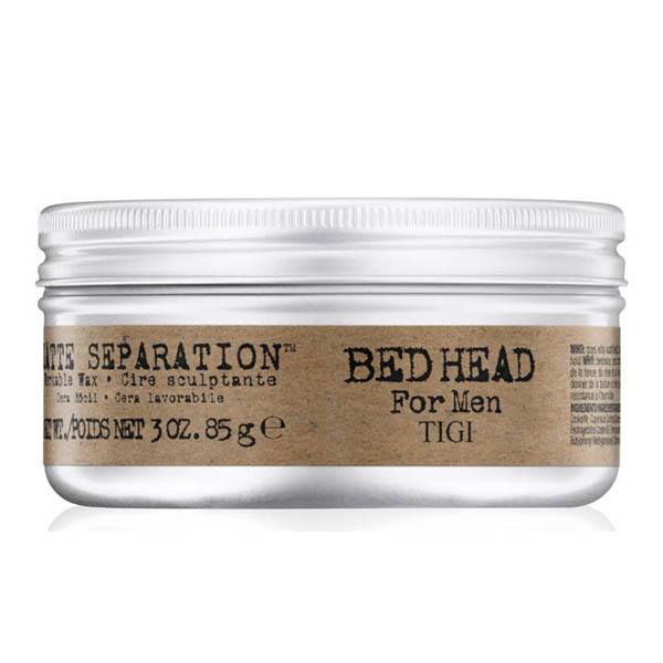 bed head for men by tigi matte separation workable hair wax front view