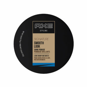 axe styling signature smooth look shine pomade top view
