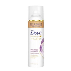 Dove dry shampoo: volume and fullness