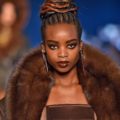 flat twist: runway style with bun
