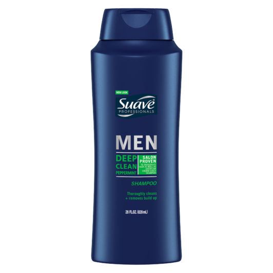 suave deep clean peppermint-shampoo