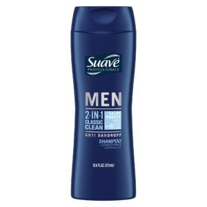 Suave Men Classic Clean Anti Dandruff 2 In 1 Shampoo And Conditioner