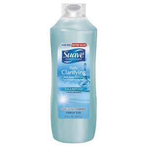 suave essentials daily clarifying hair shampoo
